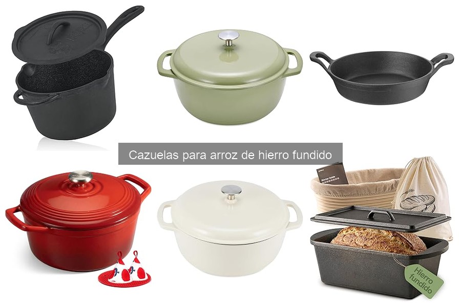 ** Cazuelas de hierro fundido para arroz: características y beneficios