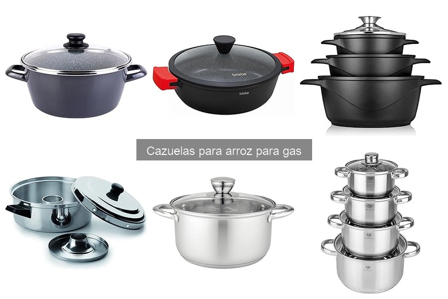 Cazuelas para arroz a gas: características y ventajas
