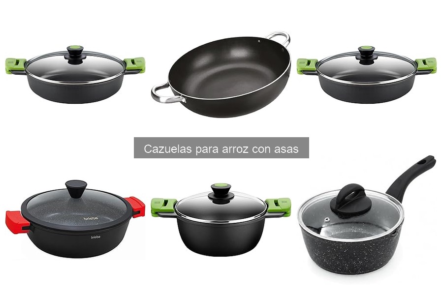 Cazuelas para arroz con asas asequibles: ofertas y opciones
