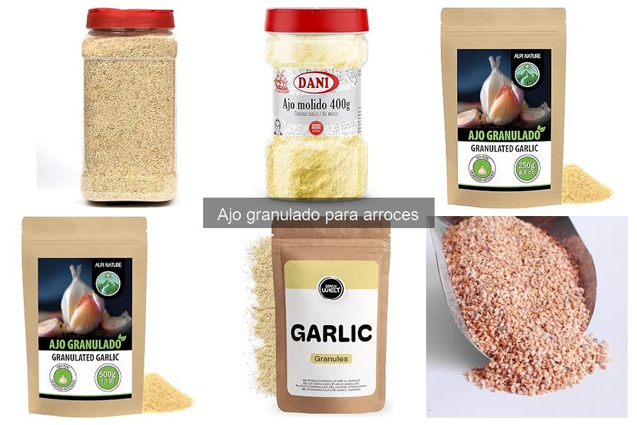 Cómo almacenar ajo granulado para preservar su frescura