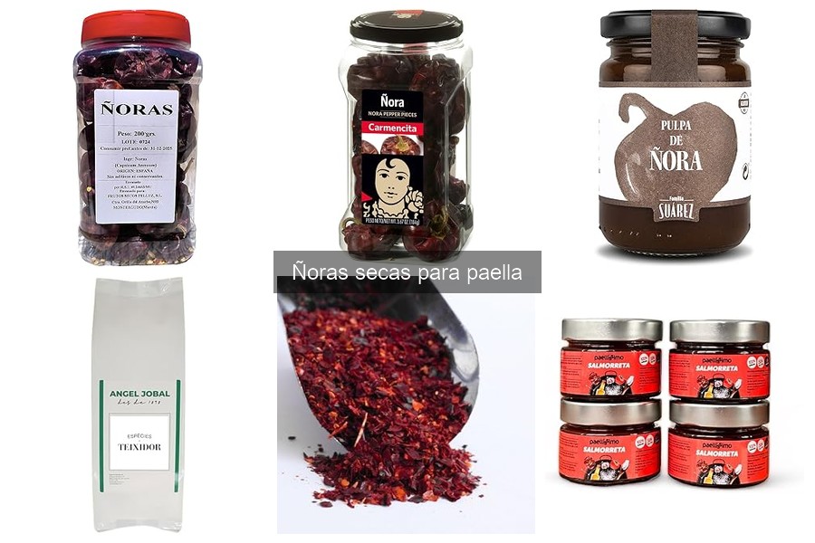 Cómo conservar adecuadamente las ñoras secas para paella