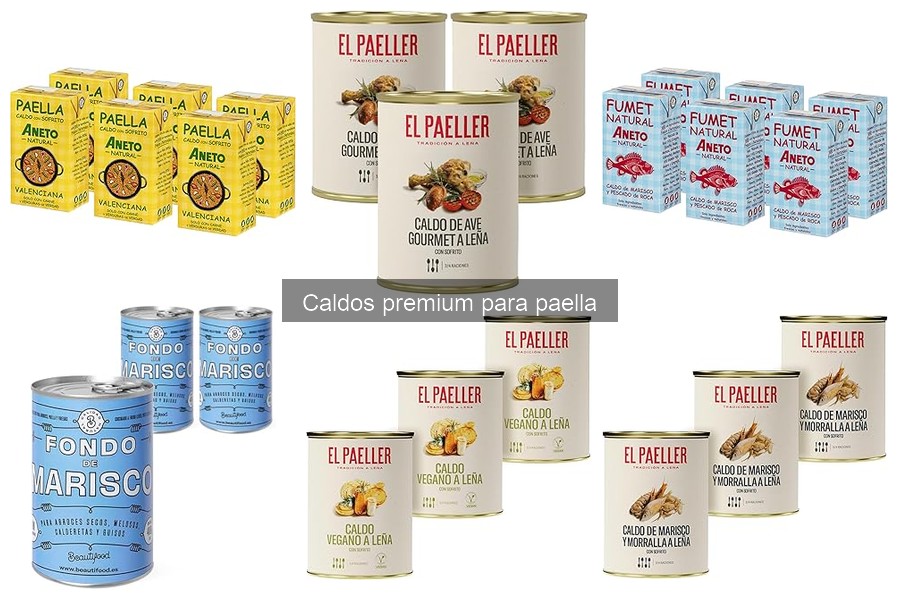 Cómo conservar caldos premium para paella abiertos