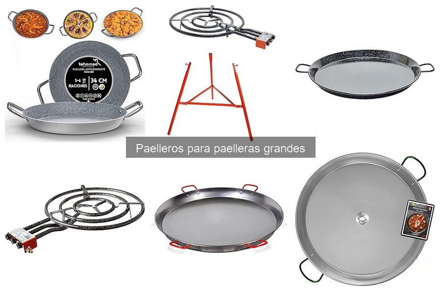 Cómo elegir el paellero perfecto para tu paellera grande