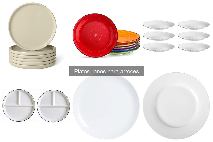 Cómo elegir el tamaño perfecto de plato llano para arroces