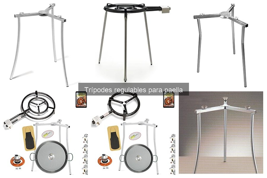 Cómo elegir el trípode regulable ideal para paella