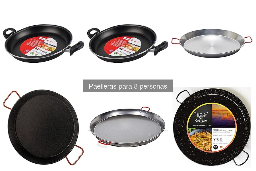 Cómo elegir la mejor paellera para 8 personas