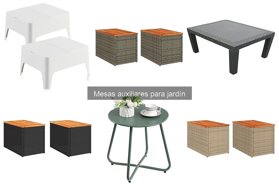 Cómo elegir la mesa auxiliar perfecta para tu jardín
