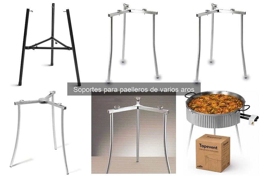 Cómo instalar un soporte para paelleros de varios aros