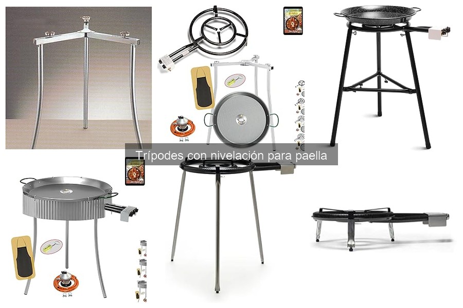 Cómo instalar un trípode para paella de forma segura