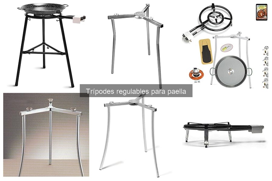 Cómo instalar un trípode regulable para paella fácilmente