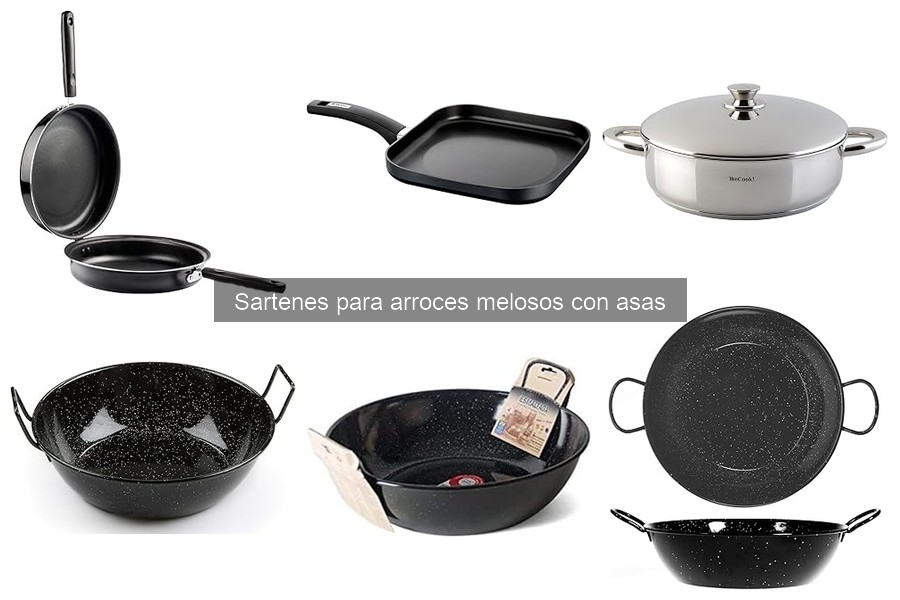 Cómo limpiar sartenes para arroces melosos con asas