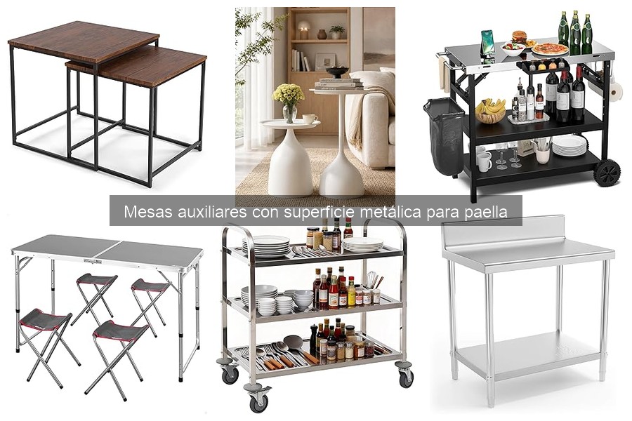 Cómo limpiar y mantener mesas metálicas para paella