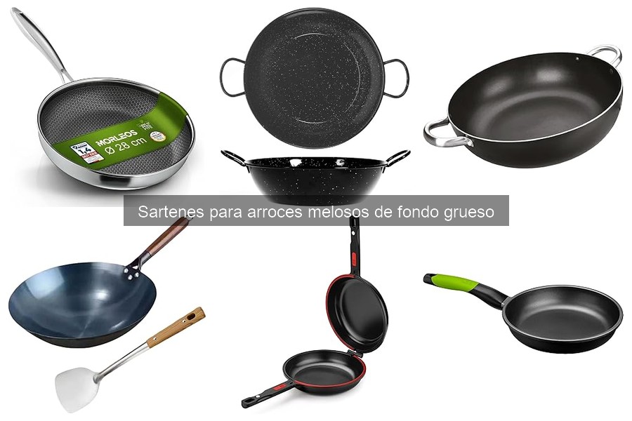 Cómo mantener sartenes de fondo grueso para arroces perfectos