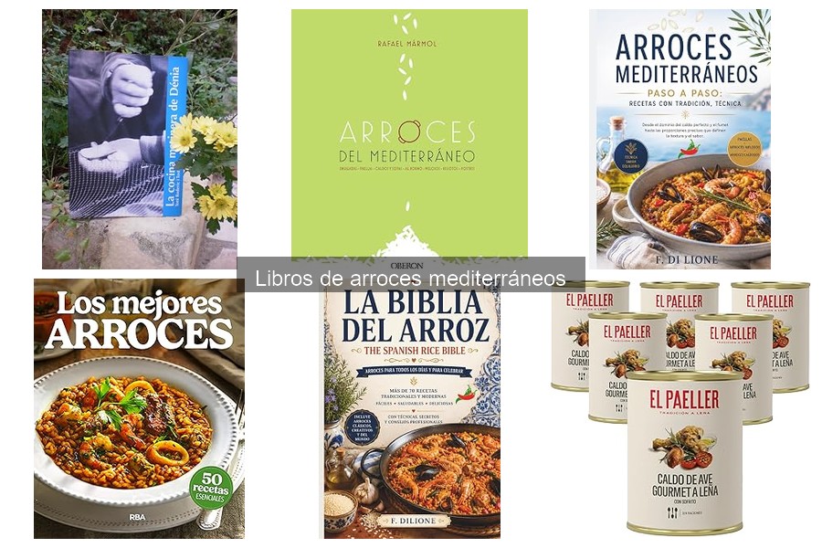 Cómo mantener tus libros de cocina sobre arroces mediterráneos