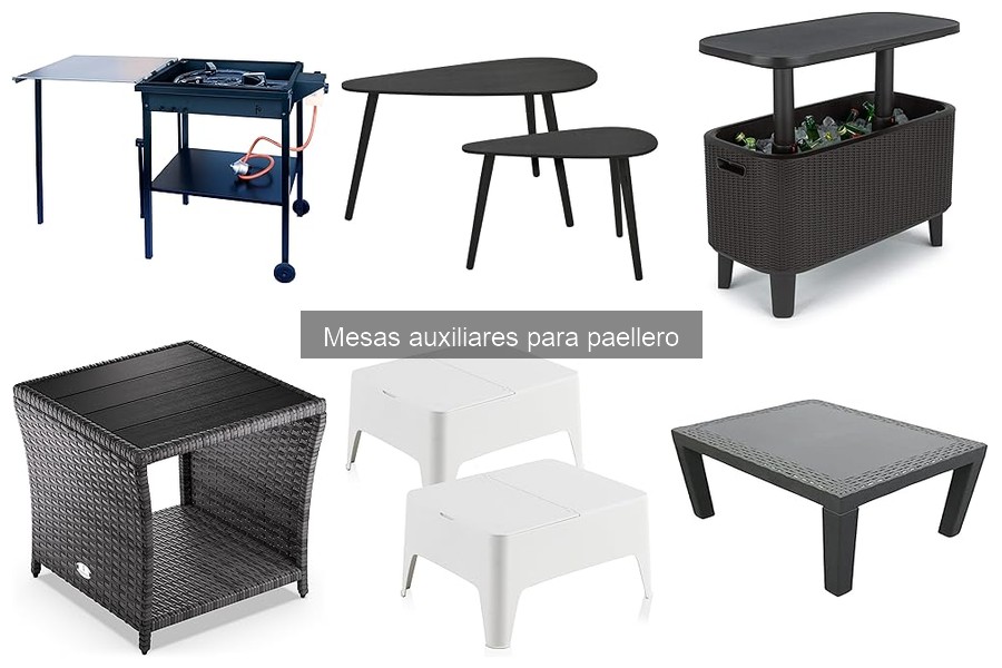 Cómo montar y usar una mesa auxiliar para paellero