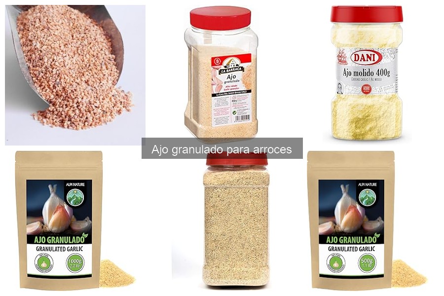Cómo usar ajo granulado en tus recetas de arroz