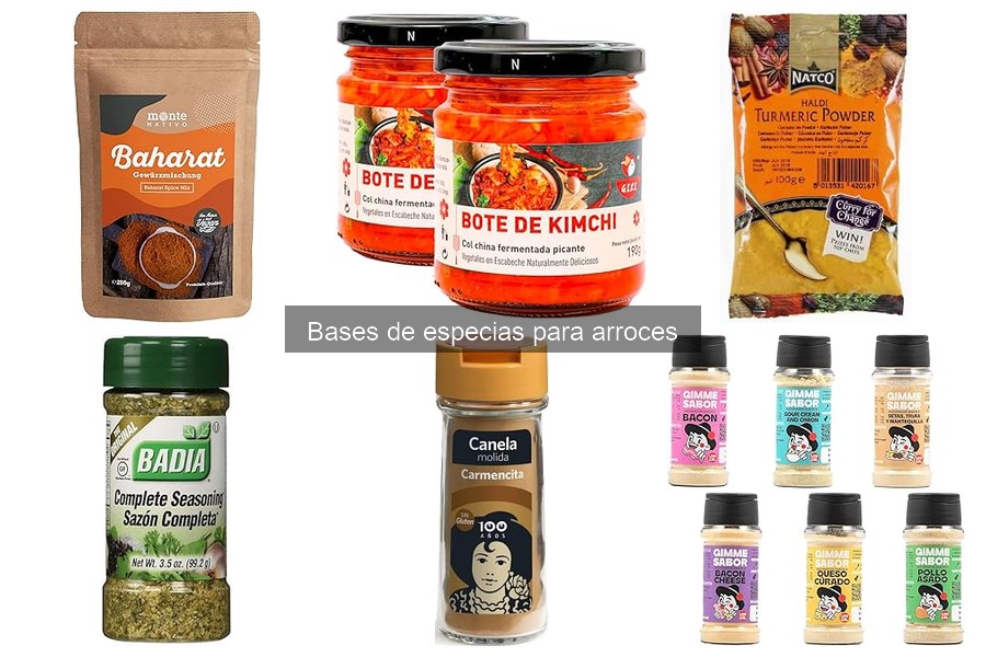 Cómo usar bases de especias para un arroz delicioso