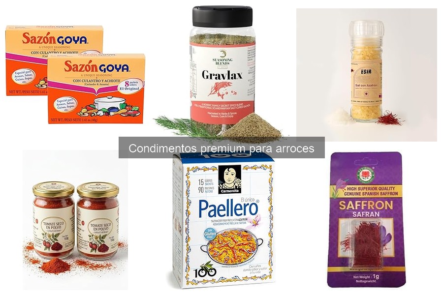 Cómo usar condimentos premium en arroces: guía práctica