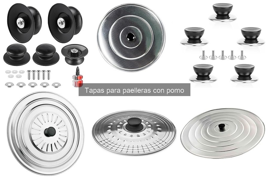 Cómo usar correctamente tapas para paelleras con pomo