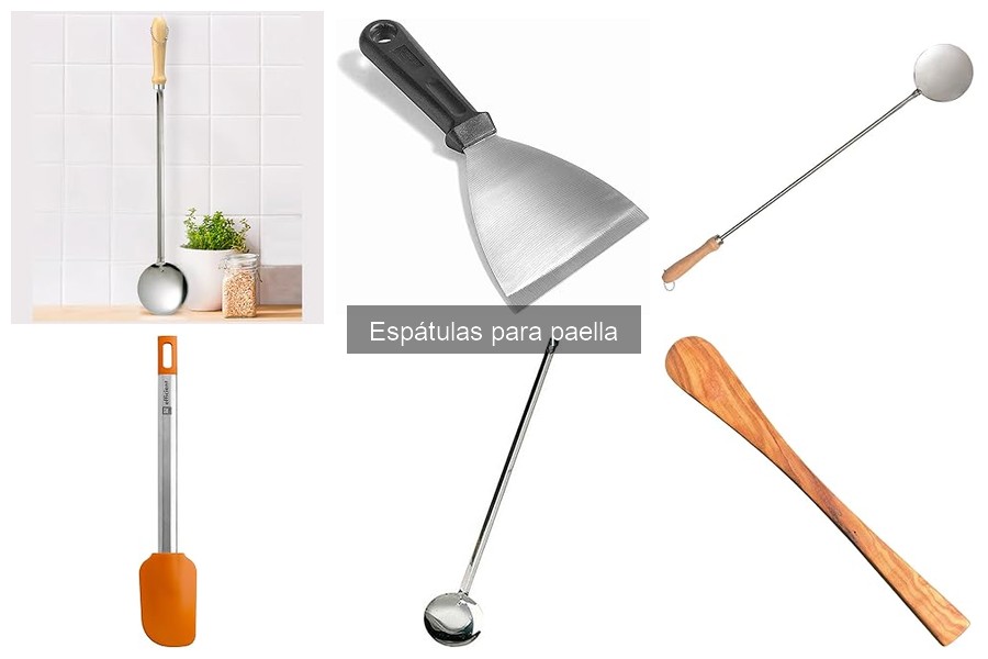 Cómo usar correctamente una espátula para paella