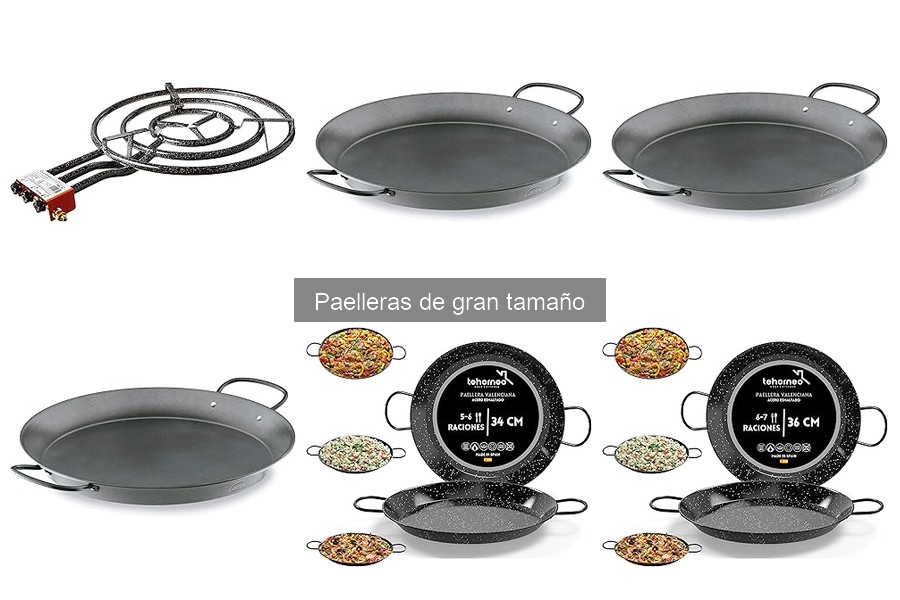 Cómo usar correctamente una paellera de gran tamaño