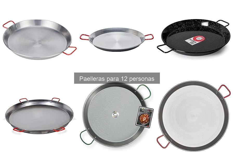 Cómo usar paelleras de 12 personas según el tipo de fuego