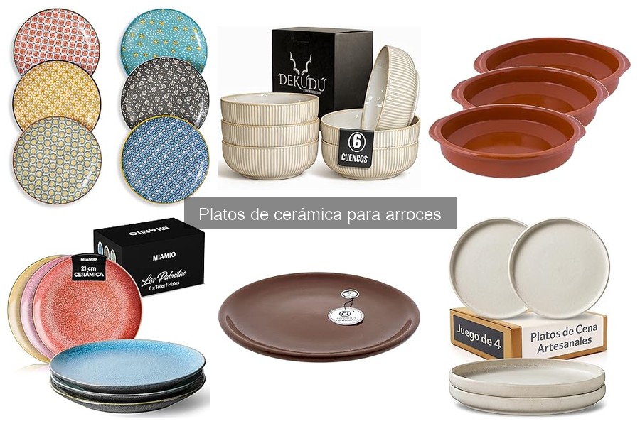 Cómo usar platos de cerámica para arroces correctamente