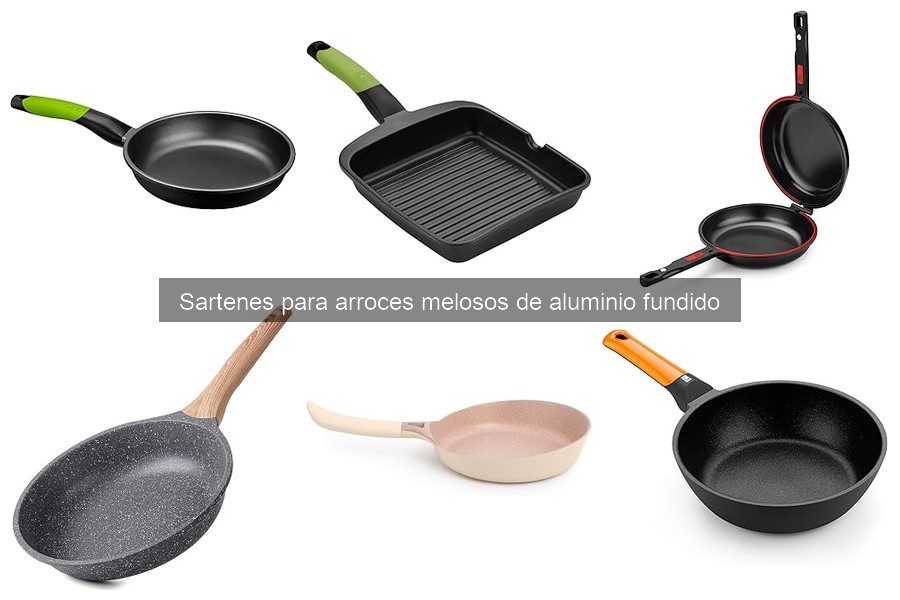 Cómo usar sartenes de aluminio fundido para arroces melosos