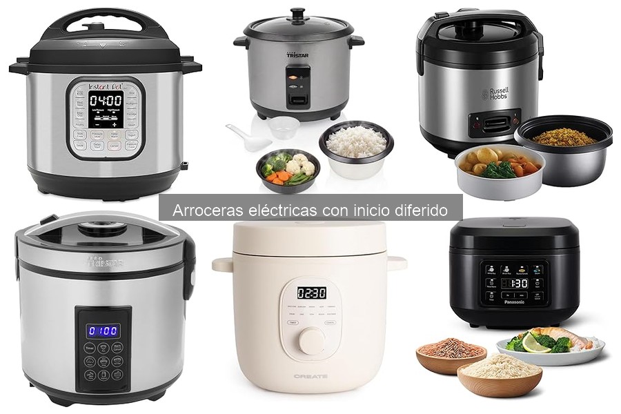Cómo usar una arrocera eléctrica con inicio diferido