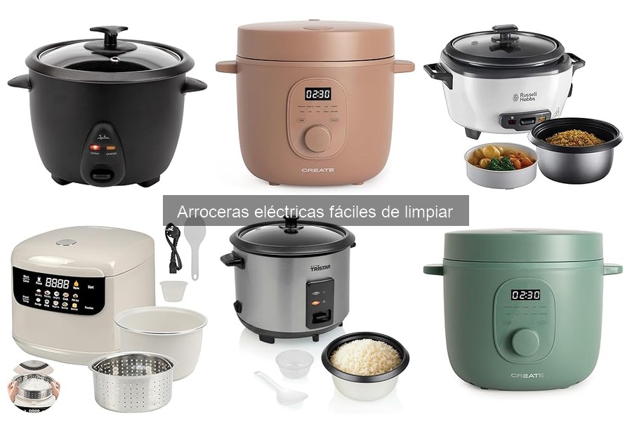 Cómo usar una arrocera eléctrica fácil de limpiar