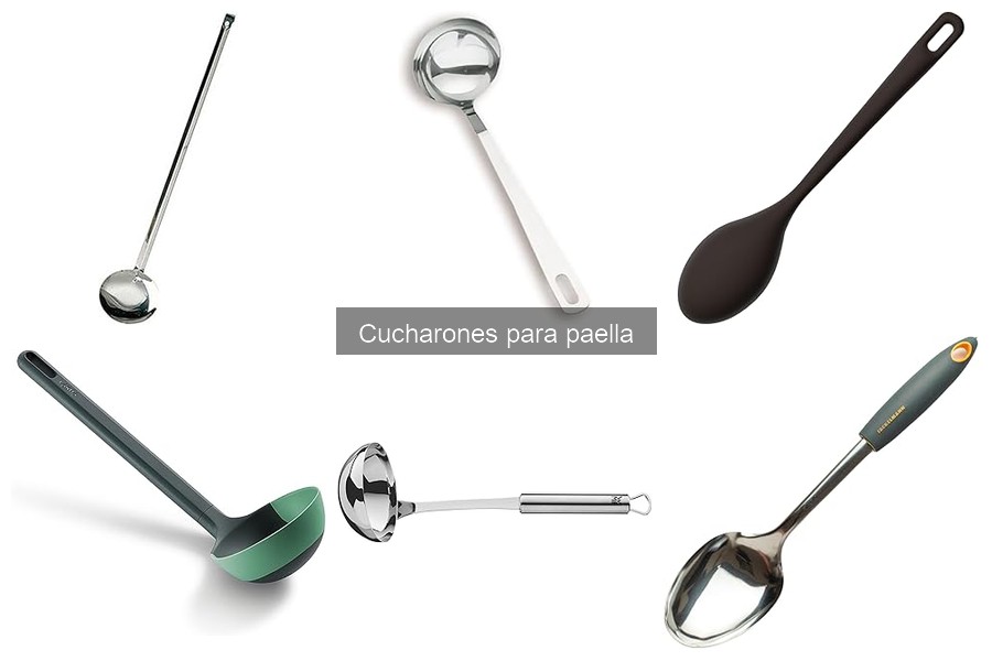 Cómo utilizar un cucharón para paella correctamente