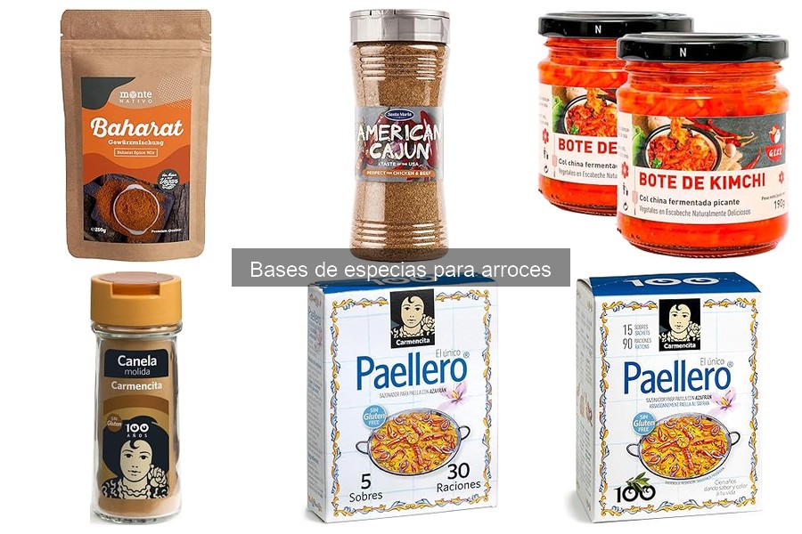 Comparativa: Bases de especias caseras vs. compradas para arroces