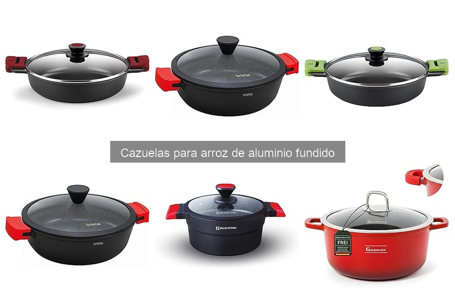 Comparativa: Cazuelas de Aluminio Fundido vs. Acero Inoxidable