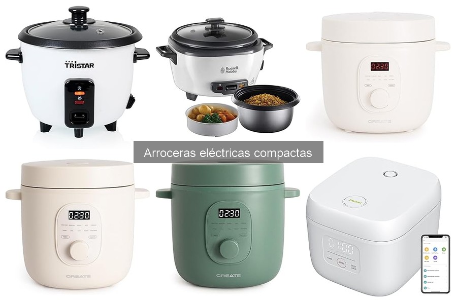 Comparativa de Arroceras Eléctricas Compactas y Convencionales