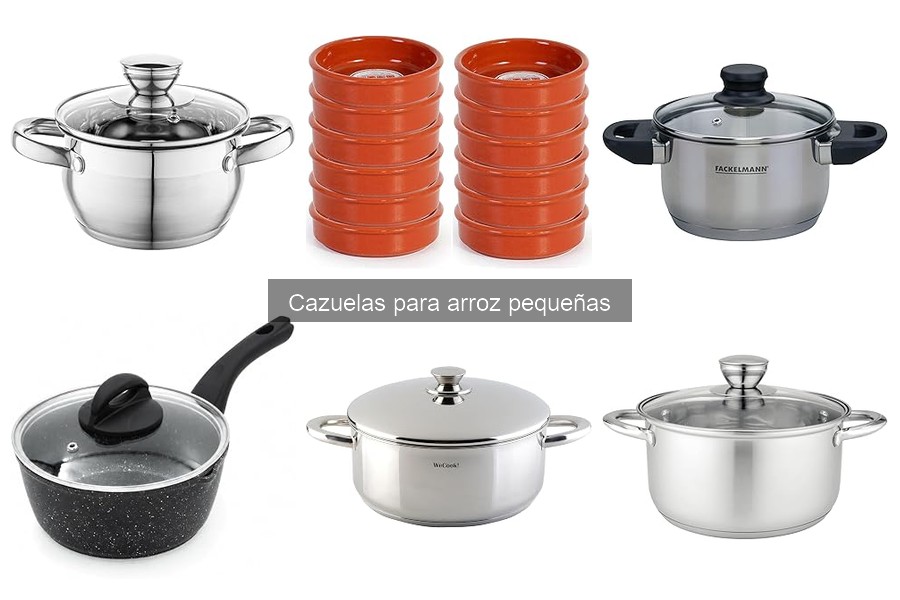 Comparativa de Cazuelas Pequeñas y Grandes para Arroz