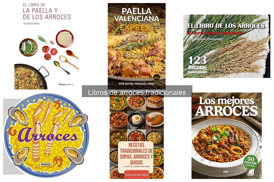 Comparativa de libros de arroces: Tradicionales vs Modernos