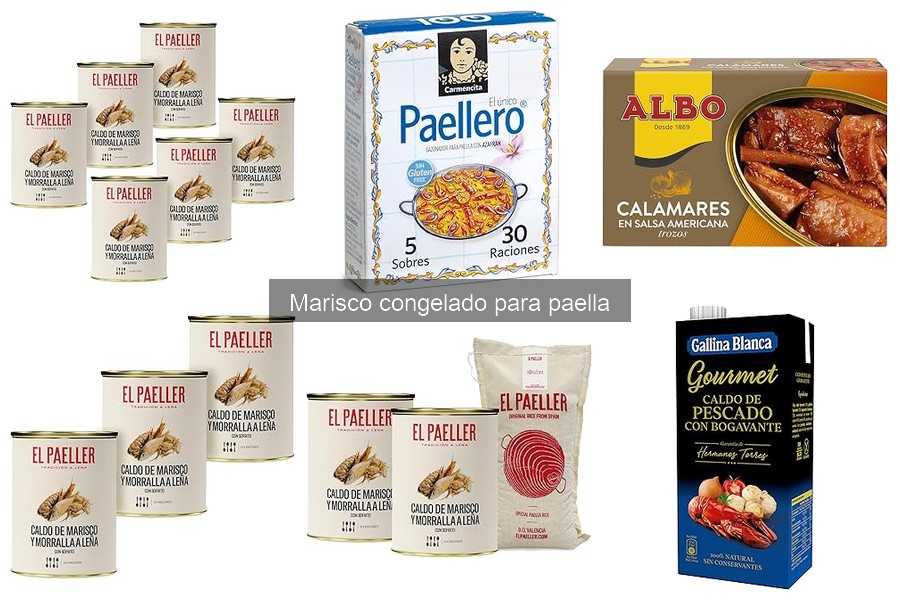 Comparativa de métodos para cocinar marisco congelado en paella
