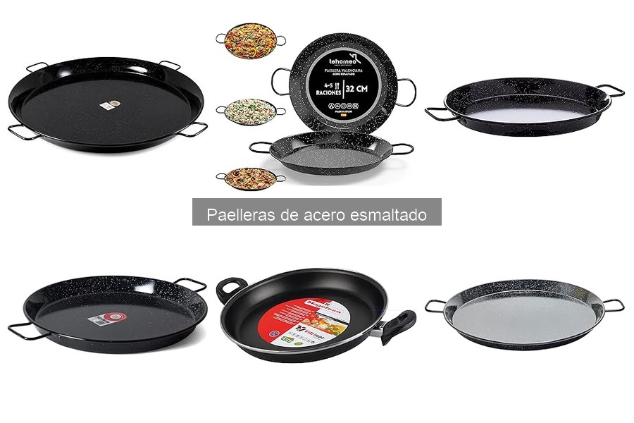 Comparativa de Paelleras de Acero Esmaltado y Otros Materiales