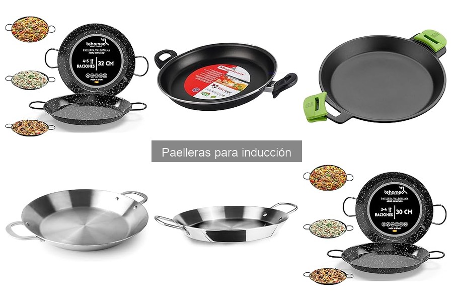 ** Comparativa de paelleras para inducción: calidad y precio