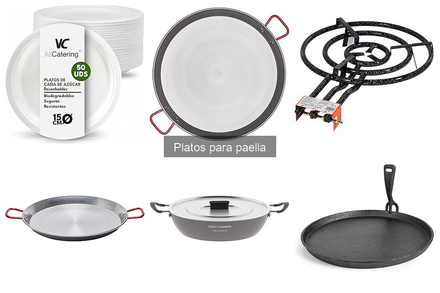 Comparativa de platos para paella: acero, cerámica y aluminio