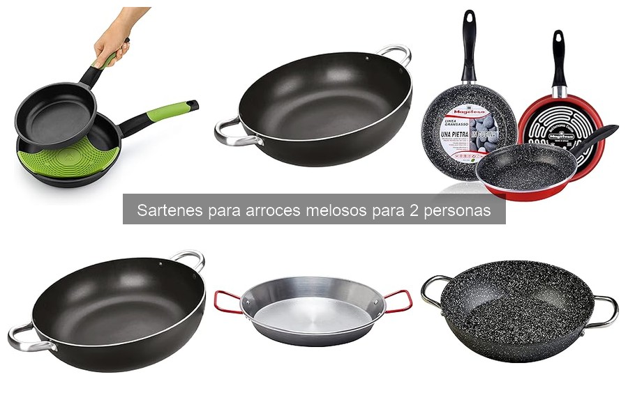 Comparativa de resistencia en sartenes para arroces melosos