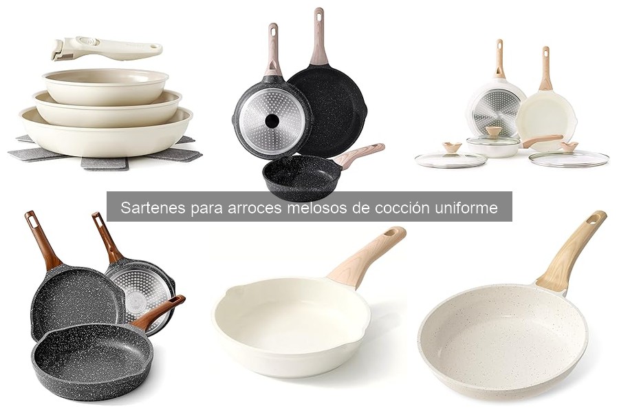 ** Comparativa de sartenes para arroces melosos según precios