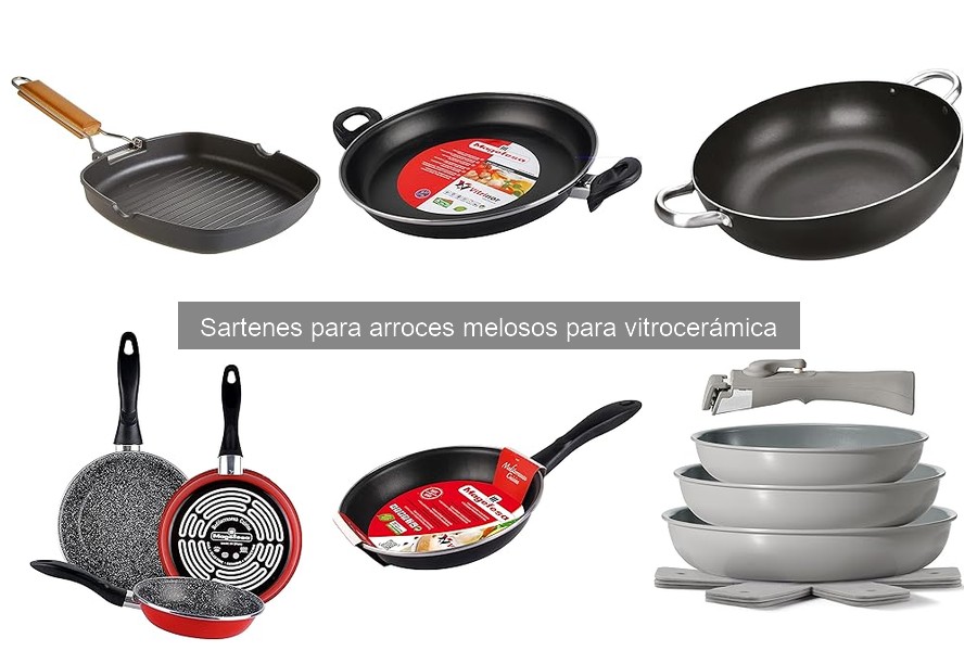 Comparativa de sartenes para arroces melosos y comunes