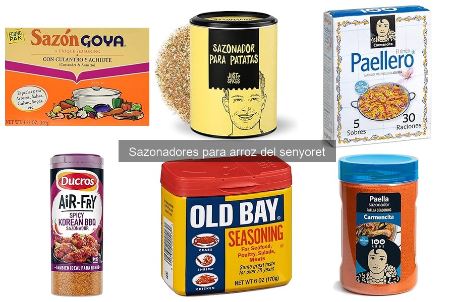 Comparativa de Sazonadores para Arroz del Senyoret