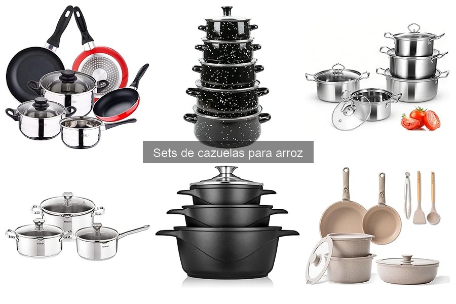 Comparativa de Sets de Cazuelas para Arroz: Mejores Opciones