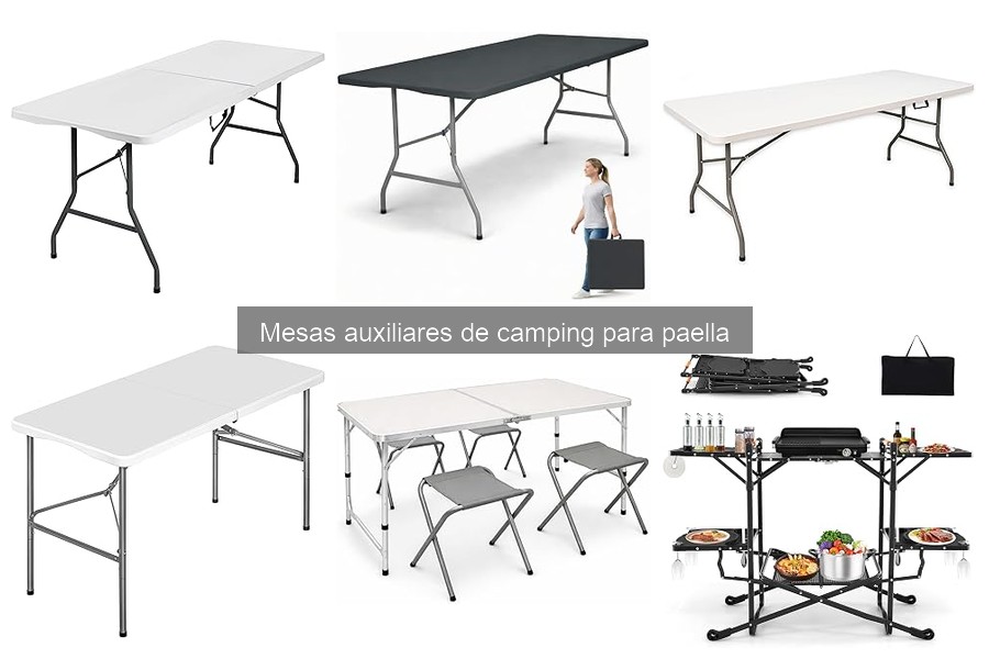 Comparativa: Mesas Auxiliares de Camping vs Mesas Fijas para Paella