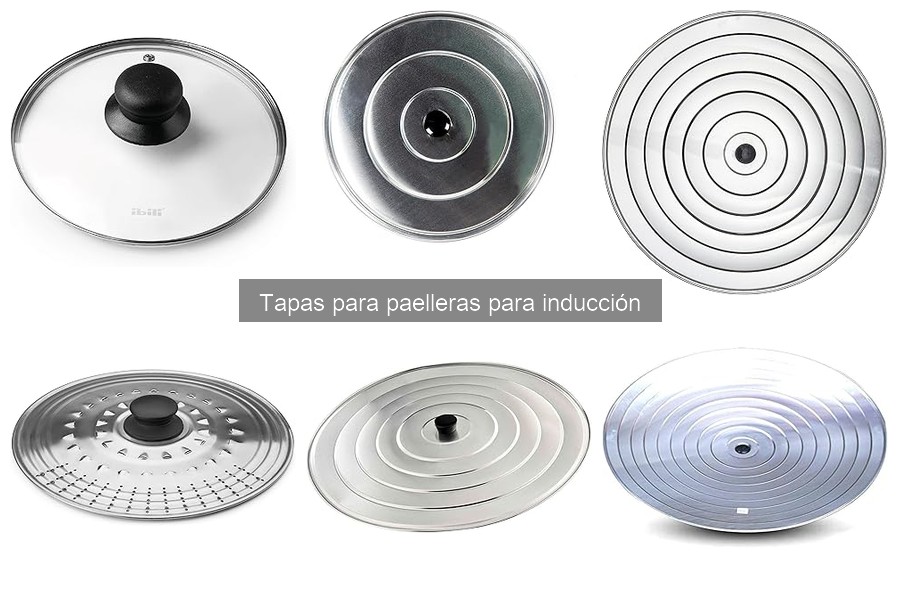 Comparativa: tapas de vidrio vs acero para paelleras de inducción