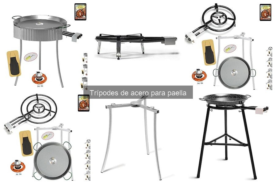 Comparativa Trípodes de Acero vs. Otros Materiales para Paella