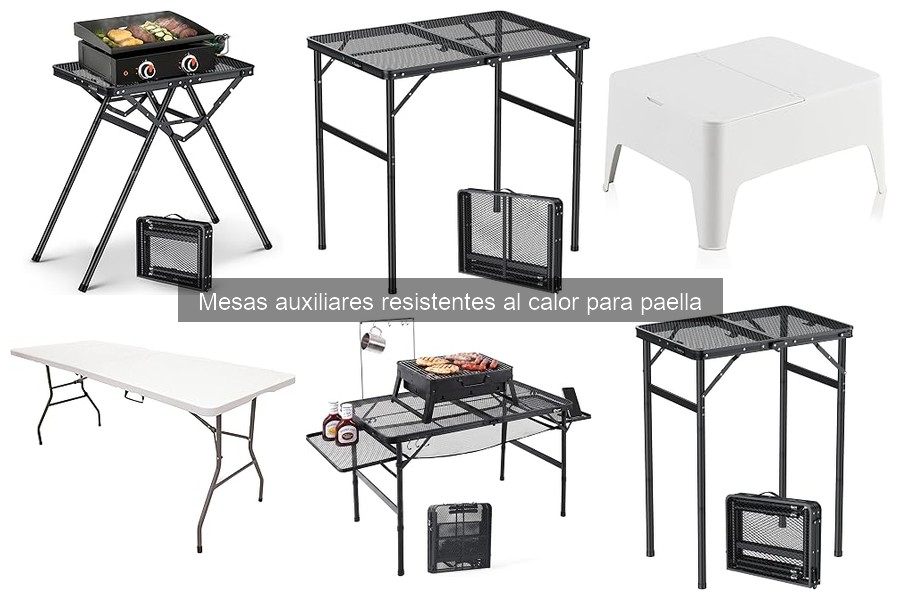 Consejos para el mantenimiento de mesas auxiliares resistentes al calor