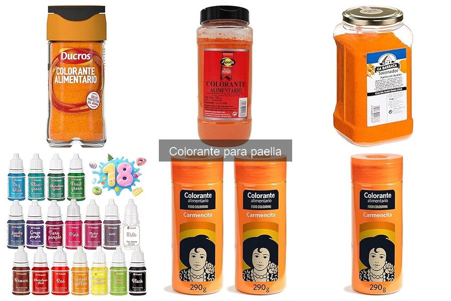 ** Consejos para Elegir el Colorante Ideal para Paella